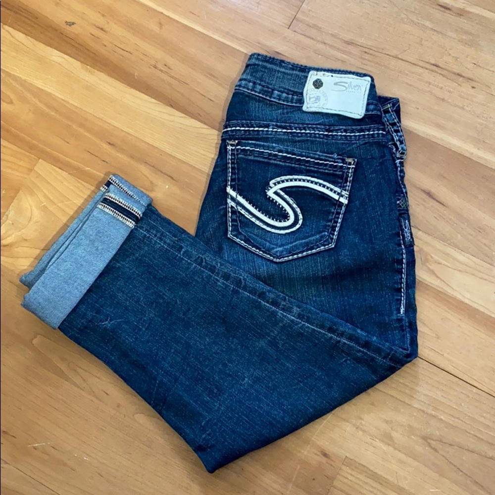Silver Suki Capris